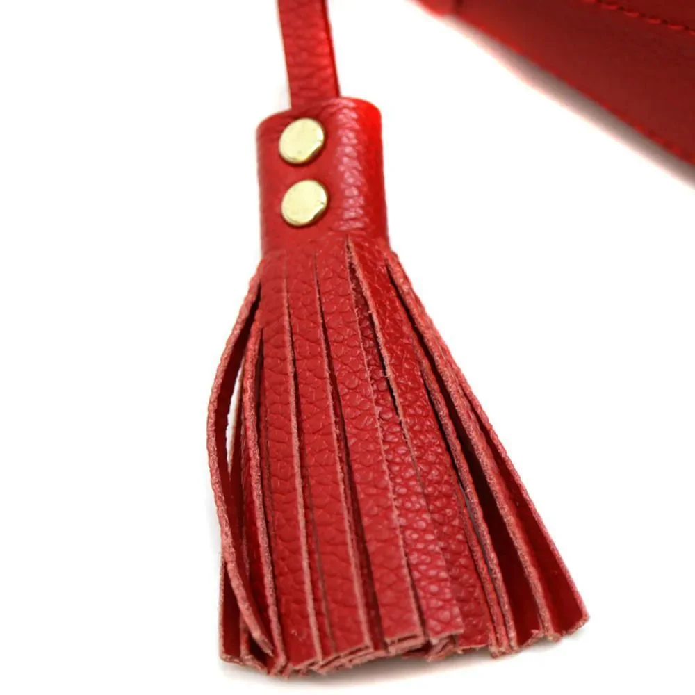 Louis Vuitton Juno Monogram Implant Serie Red Shoulder Bag